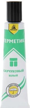 Герметик каучуковый Анлес, белый, 40 мл купить в СОМ