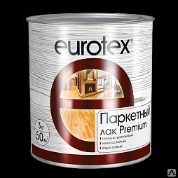 Лак паркетный Eurotex Premium, глянцевый, 2.5 л купить в СОМ