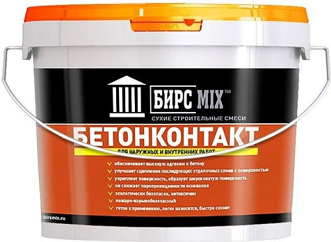Грунтовка бетонконтакт БИРСMIX, 12 кг купить в СОМ