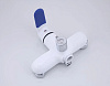 Смеситель для ванны Frap 2234, латунь, белый/хром купить в СОМ