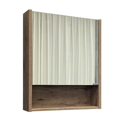 Зеркало-шкаф Comforty Марио-60, дуб темный купить в СОМ