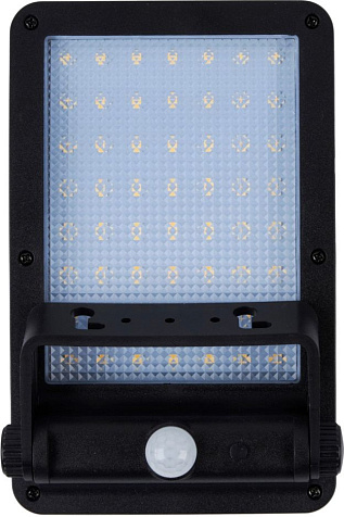 Прожектор  на солн.батарее Uniel USL-F-561/PT165  6W 600lm 4000K 328x112x43 датч.дв, кроншт, черный купить в СОМ