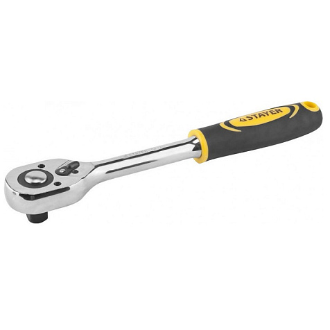 Ключ-трещотка STAYER 3/8", с переключателем купить в СОМ