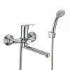 Смеситель для ванны Milardo Simp SIMSB02M02, латунь, хром купить в СОМ