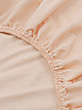 Простыня на резинке трикотаж 100% х/б  90х200х20 персик купить в СОМ