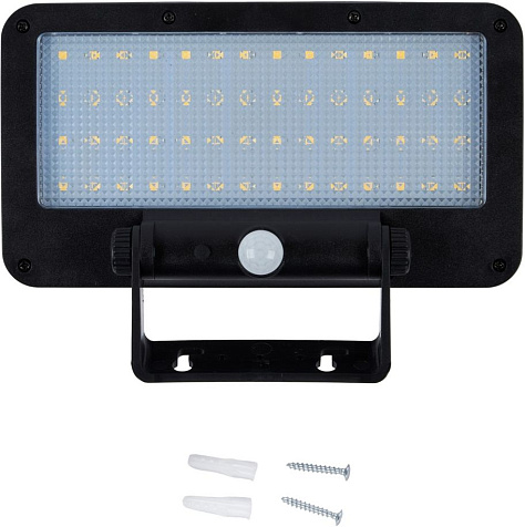 Прожектор на солн.батарее Uniel  USL-F-562/PT060 SENSOR 6W 600lm 4000K  датч.дв, черный купить в СОМ