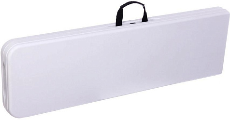 Скамья складная 1825х280х430мм  белая SN-D183-2 купить в СОМ