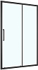 Дверь душевая Loranto CS-AB03B-110, 110 х190 см, черный профиль купить в СОМ