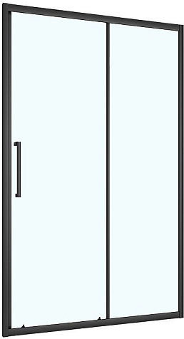 Дверь душевая Loranto CS-AB03B-110, 110 х190 см, черный профиль купить в СОМ