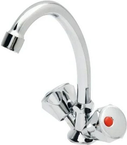 Смеситель для мойки Osgard Sofi 73076, латунь, хром купить в СОМ