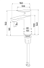 Смеситель для раковины Milardo Demi DEMSB00M01, латунь, хром купить в СОМ