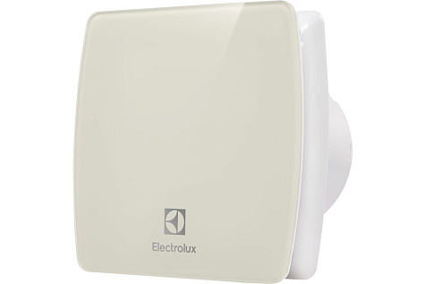 Вентилятор Electrolux Glass EAFG-100 beige вытяжной, подшипники качения, обратный клапан купить в СОМ