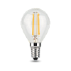 Лампа светодиодная Gauss Filament, Шар 9Вт, 710Lm, 4100К, Е14 купить в СОМ