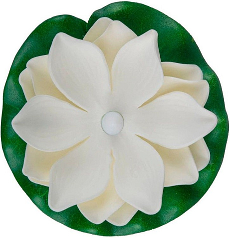 Фигура для пруда Кувшинка с подсветкой 10см купить в СОМ