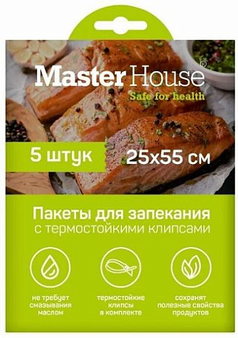 Пакеты для запекания Запекай рыбу 5шт 25х55см купить в СОМ