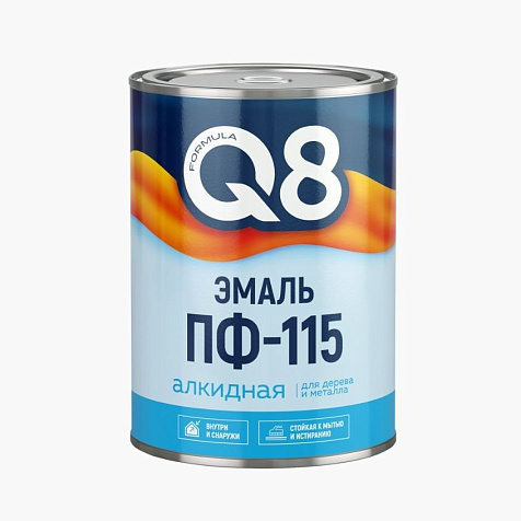 Эмаль ПФ-115 Formula Q8, зеленая, 0.8 кг купить в СОМ