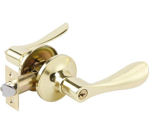 Ручка-защелка дверн. фалев. 37-01 GOLD купить в СОМ