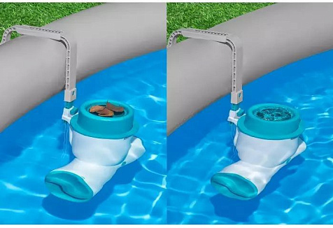 Фильтр-насос Bestway 58469 Skimatic 3974 л/час с мусороуловителем купить в СОМ